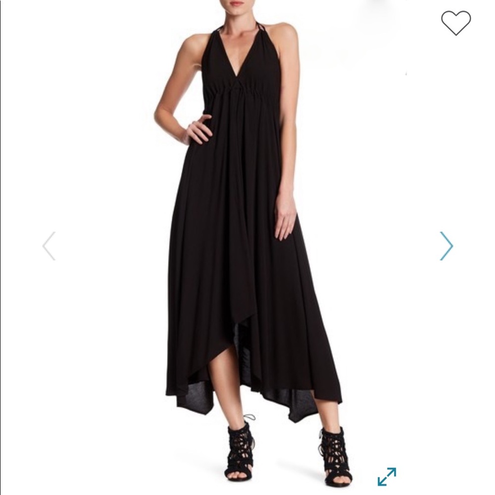Army Green High Lo Dress